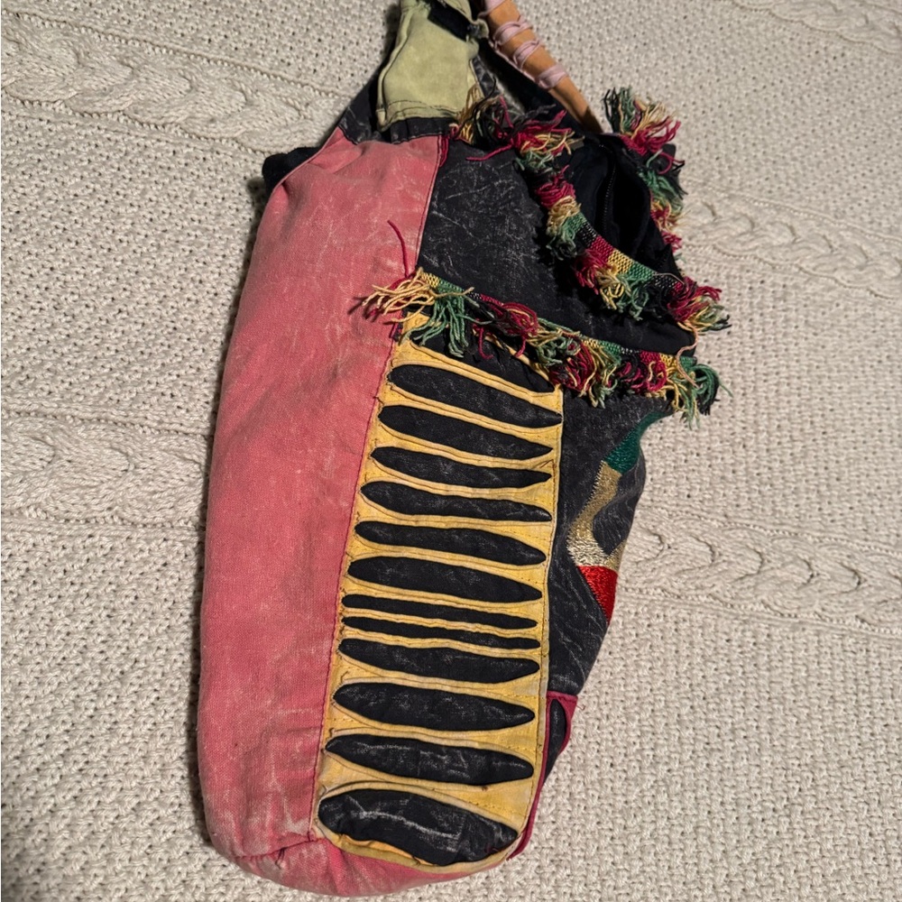 Colorful Patchwork Shoulder Bag - Picture 11 of 11